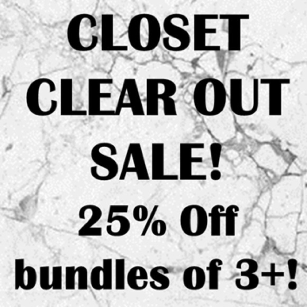 MOVING SALE. EVERYTHING MUST GO.